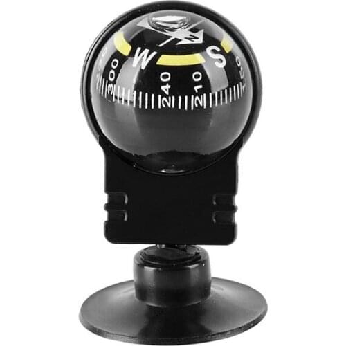 Creative suction cup adjustable seat suction dual-use guide ball is not easy to fall off practical Car compass