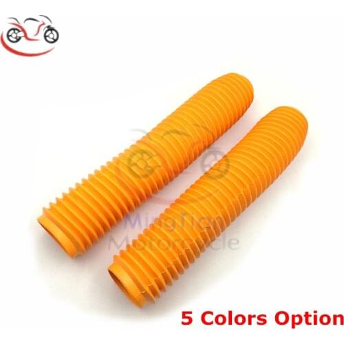 Motorcycle Styling 2Pcs/set Rubber Motorcycle Front Fork Cover Motorbike Dust Cover Gaiters Gators Boots Shock Absorber