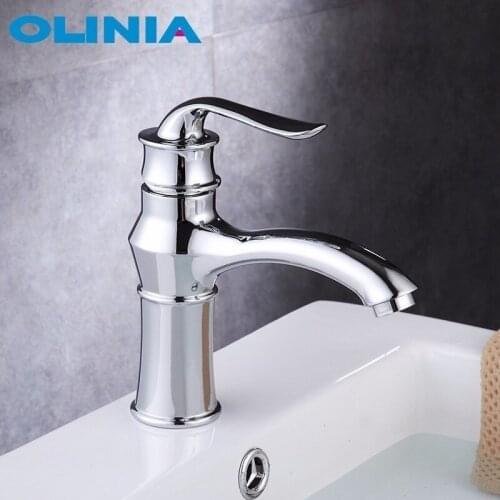 Olinia Bathroom Faucet Single Handle Basin Faucets Classic Style Mixer Tap Cold And Hot Water Mixer Torneiras OL8230
