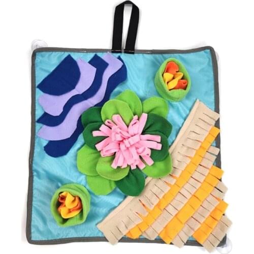 Pet Dog Snuffle Mat Nose Smell Training Blanket Sniffing Pad Slow Feeding Bowl Food Dispenser Carpet Relieve Stress Toy