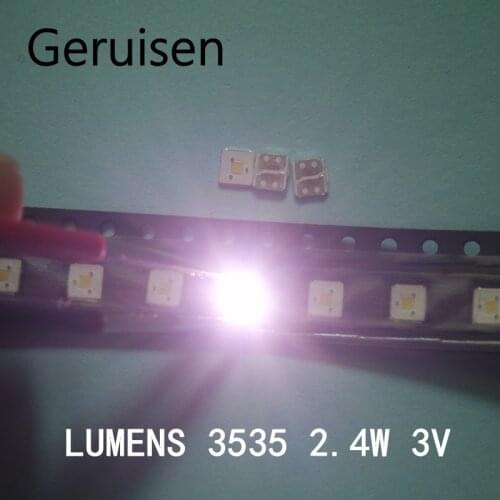 1000PCS LUMENS LED Backlight Flip-Chip LED 2.4W 3V 3535 Cool white 153LM For SAMSUNG LED LCD Backlight TV Application