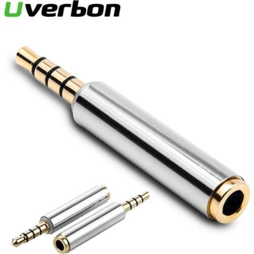 Universal Jack 3.5mm Male to 3.5mm Female OMTP to CTIA conversion Audio Adapter for Earphone