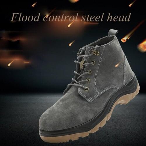 Safety Shoes And Hats Steel Toe Mens Low Oxford Outsole Work Shoes Non-slip Breathable Mesh Shoes Hiking Wear-resistant DXZ084