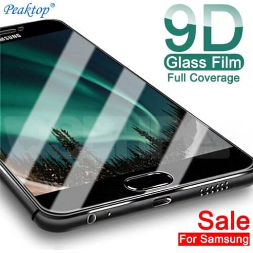 9D Full Protective Tempered Glass on the For Samsung Galaxy A3 A5 A7 J3 J5 J7 2016 2017 S7 9H Screen Protector Glass Film Case