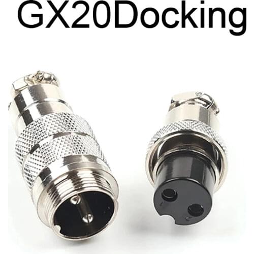 1set GX20 2/3/4/5/6/7/8 Pin Butt type Aviation Plugs Sockets Connector Circular Wire Panel Electric Wire Aviation Connectors