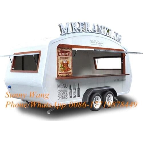 3m New Arrival Outdoor Mobile Food Trailer/ Street Mobile Food Cart/ China Factory Mobile Food Truck For Sale