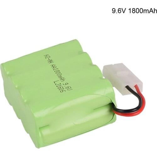 9.6V 1800mah AA NI-MH X Battery upgrade battery for remote toy car ship robot SM JST/L6.2-2PEL-2P JST Plug high capacity battery