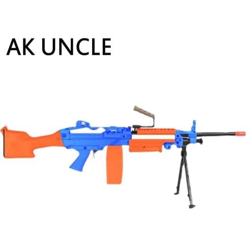 AK UNCLE WBB M249 SAW V4 Nylon version Gel Ball Blasting Water M4 Toy Gun original box gel ball Toy Gun
