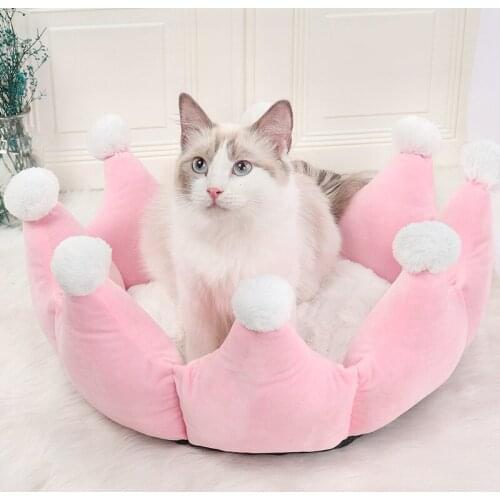 Pet Nest Autumn and Winter Pet Sleeping Nest for Cats and Dogs Universal Cute Super Soft Short Velvet Warm Non-slip Pet Cushion