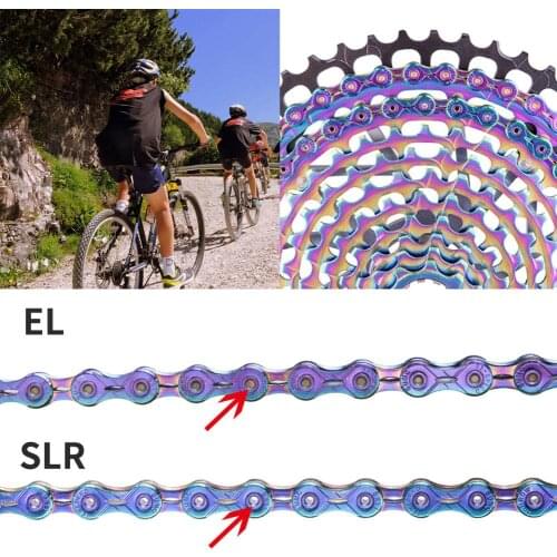 9/10/11/12 Speed MTB Mountain Bike Road Bicycle Colorful Ultralight Metal Chain