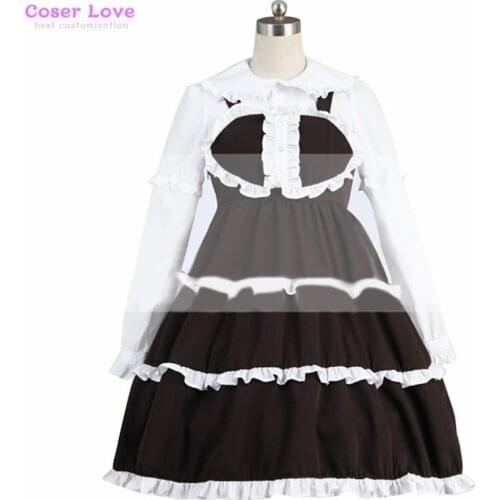 Dropkick On My Devil / Jashin-chan Dropkick Yurine Hanazono Cosplay Costume Halloween Christmas Costume