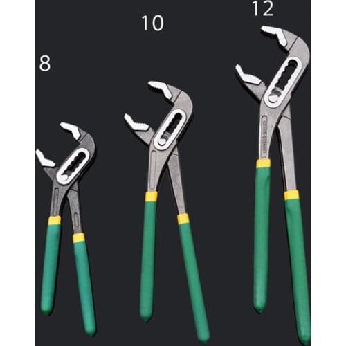 Water Pump Pliers 8''/10''/12'' Quick-release Adjustable Wrench Combination Multi-Grips Pipe Plumber Hand Tools