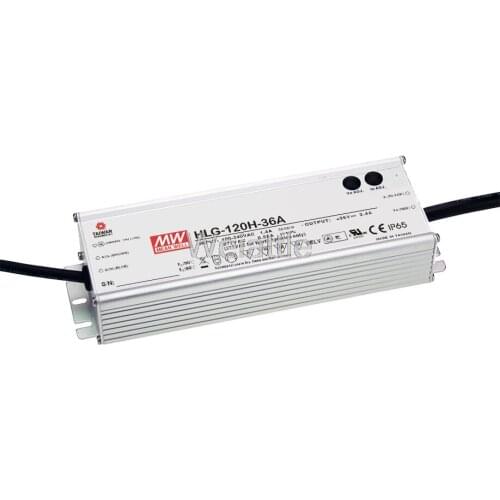 MEAN WELL HLG-120H-12B 12V 10A HLG-120H-12A 6-12V 120W Single Output LED PMW Dimming Driver Power Supply A B D type HLG-120H-12
