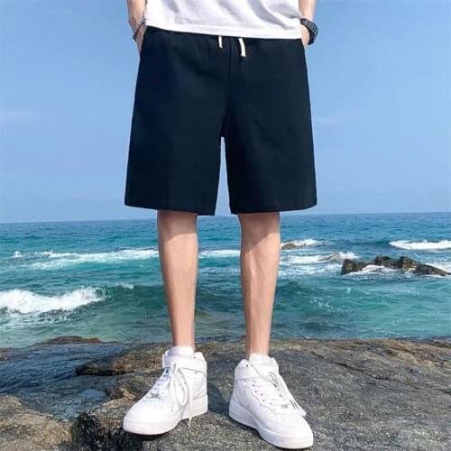 Fashionable Mens Summer Shorts Loose Beach Half Pants Casual Simple All-Match Streetwear Shorts Pants Plus Size M-7XL 8XL