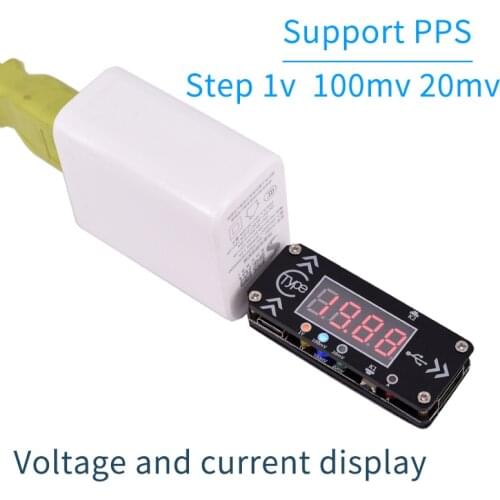 Type-C USB-C PD2.0 PD3.0 to DC Spoof Scam Fast Charge Trigger Polling Detector USB-PD Notebook Power Supply Change Board Module