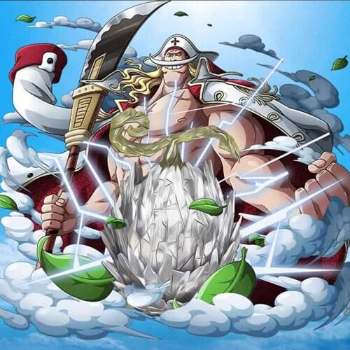 Presale [Can Be Light ] HBD Studio Devil Fruit Awakens White Beard Shaking Fruit GK Limited Edition Handmade Resin Model