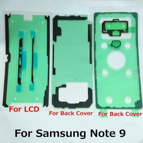 Full Set Adhesive LCD Screen Tape Back Battery Cover Frame Camera Lens Sticker Glue For Samsung Galaxy Note 9 N960