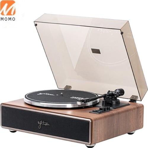 Vinyl Record Player Paron Retro Modern Bluetooth Audio Home Living Room LP Phonograph