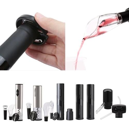 Wine Corkscrew Cordless Corkscrew Wine Opener Automatic Foil Cutter Electric Wine Bottle Opener Portable
