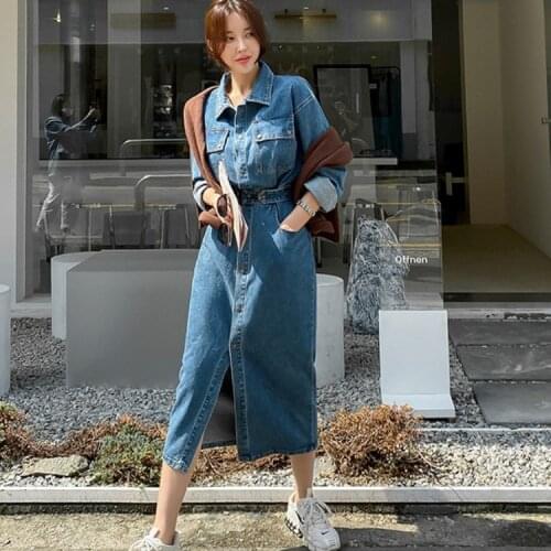 Suninshop Fashion Denim Dresses