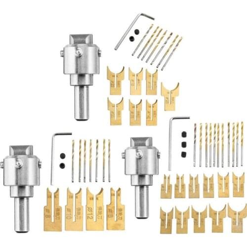 Carbide Wood Bead Maker Buddha Beads Drill Bit Milling Cutter Set Woodworking Tools