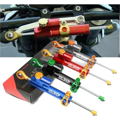 For Ducati Monster 696 695 796 400 620 M 600 M 900 M 620 Hypermotard Universal Motorcycle Adjustable Steering Damper Stabilizer