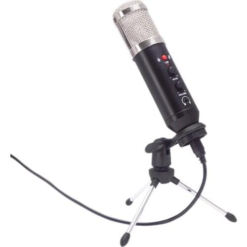 USB Microphone PC Microphone Cardioid Pickup Tape Adjustable Tripod For Recording Streaming Podcasting Games