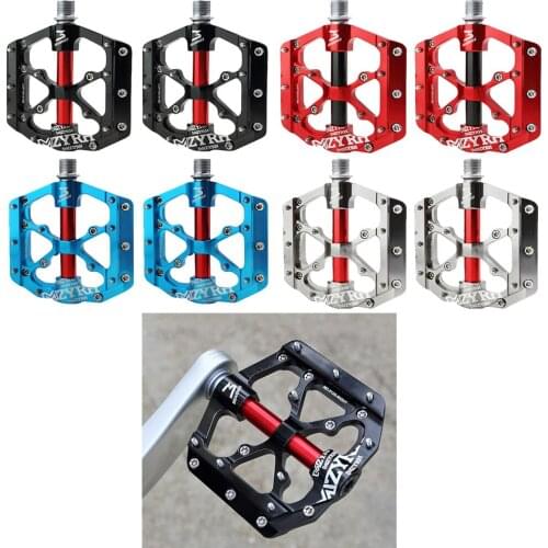 Premium Versatile Bike Bicycle 9/16'' Platform Flat Pedals with Anti-Slip Pins MTB Mountain Rode Bike Bicycle Parts