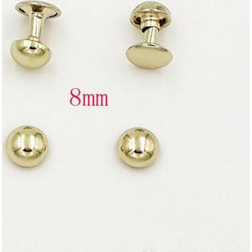 8 mm Mushroom Cap Rivet For Leather Craft