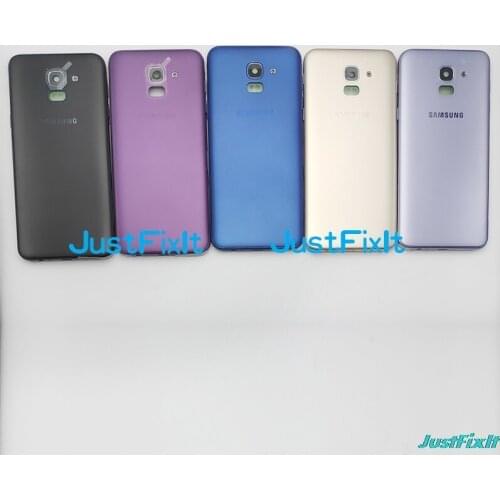 Replace Battery Cover For SAMSUNG Galaxy J6 2018 J600 J600F Back Battery Cover Door Rear Glass Housing Case