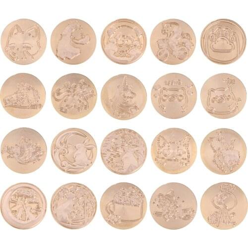 Animal Sealing Wax Stamp Retro Replace Copper Head Envelope Decor Craft Tools Scrapbooking Wedding Decorative Stamps