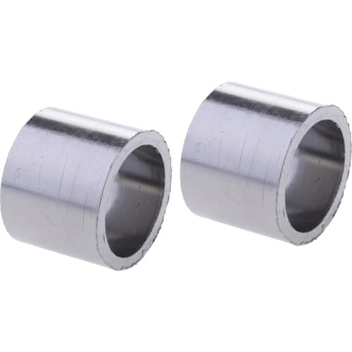 2x Motorcycle Exhaust Crush Gasket Joining Muffler and Downpipes ID OD40mm ID32mm