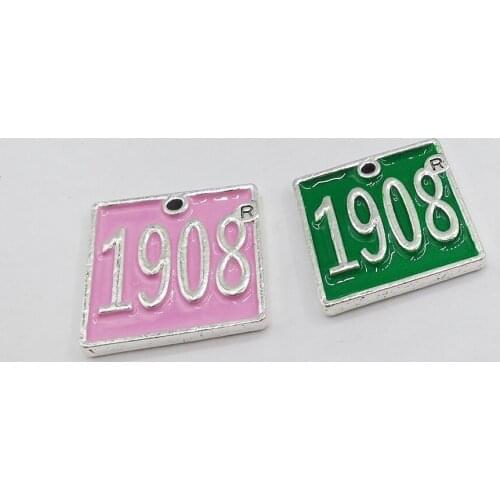 20Pcs 1908 Number Charms DIY Jewelry Women Bracelet Accessories