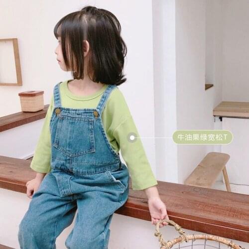 Childrens Clothing Korean Style Kids Boys and Girls Casual Loose T-shirts Autumn New Baby Cotton Long Sleeve Tops Girls Top Tee