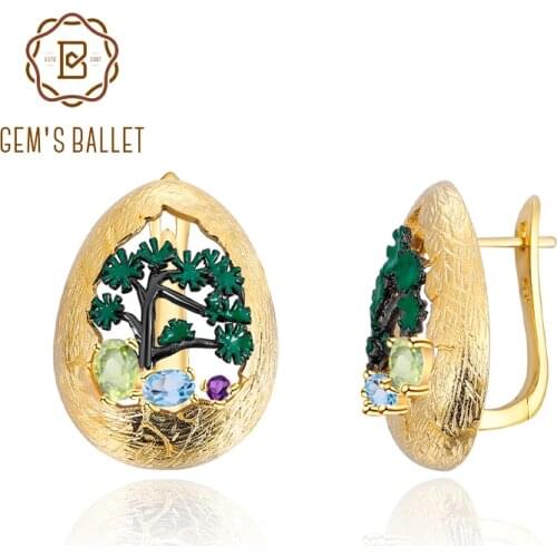 GEM'S BALLET Women's Gold Earrings