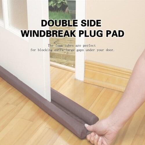 Hot Sales Twin Door Draft Dodger Guard Stopper Energy Saving Protector Door Stopper Home Decor