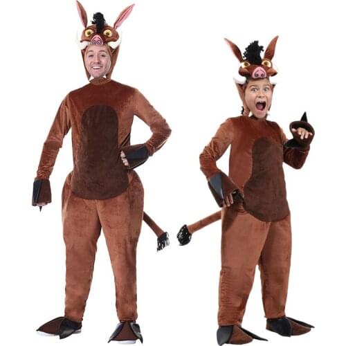 Childrens Day Halloween School Spring Festival Evening Stage Stage Performance Adult Children Wild Boar Boar Character Costume