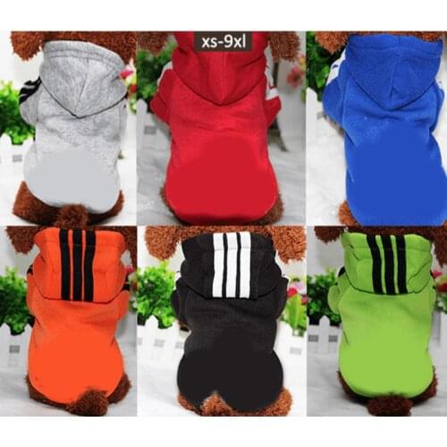 Dog clothes dog costume cat clothes pet pets puppy clothes Sports Sweater four seasons pet supplies dog jacket Stylish cotton