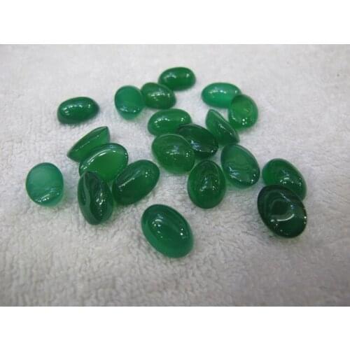 Natural Green Agat e Carnelian Bead Cabochon 8x10mm,10x14,12x16,13x18,18x25,22x30mm Oval Gem Stone Cabochon Ring Face,10pcs/lot