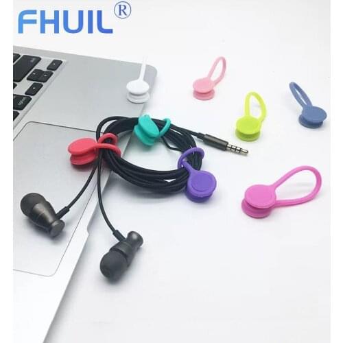 Simple color Cable Winder Holder Earphone Mouse Cord Adorable Protective Sleeve Charger Cable Organizer Wire For iphone USB Type