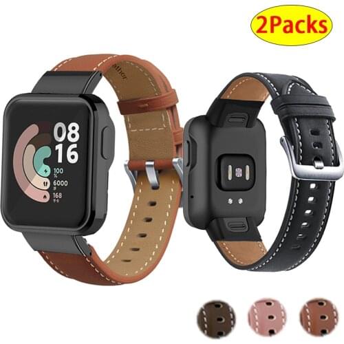 Leather Band For Xiaomi Mi Watch Lite Strap Bracelet Leather Genuine Watch Strap Band For Xiaomi Watch Lite Correa Accessories