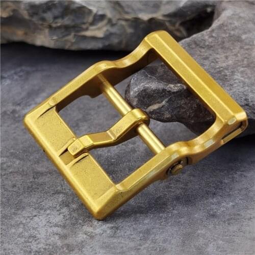 Luxury Solid Brass Belt Buckles For Men Belt Waist Buckle For Belt DIY Accessories Leather Craft Men Buckle Belt BK0133