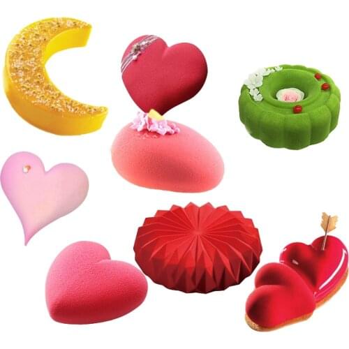 SHENHONG 29 Types Silicone Cake Mold Decorating Tools Pastry Non-Stick Pan Party Mousse Dessert Baking Mould Kitchen Bakeware