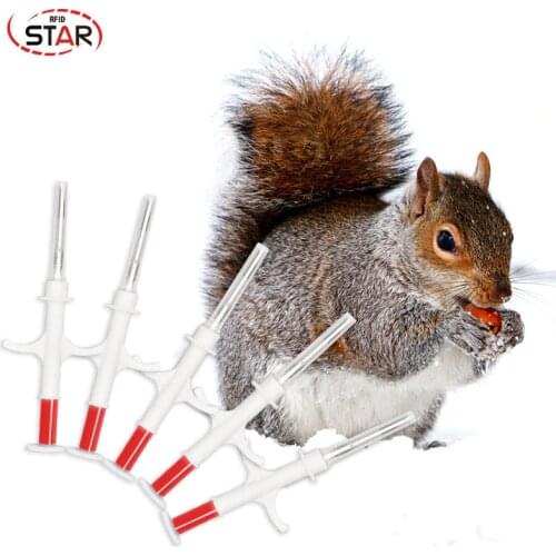 1.25*7mm animal microchip syringe 1.4*8mm pet id syringe ICAR 2.12*12mm microchip syringe for dog cat fish animal identification