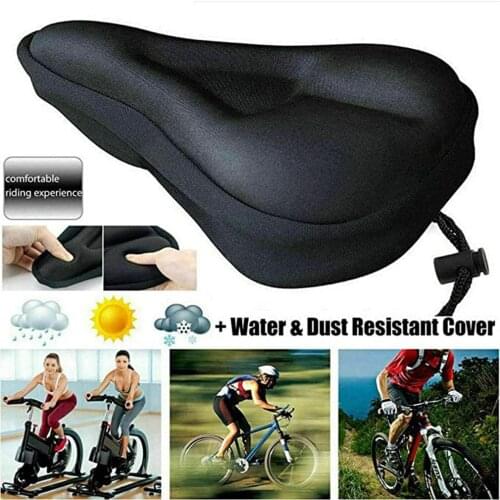 Mountain bike seat cushion silicone seat saddle mountain bike seat bag riding equipment bicycle saddles