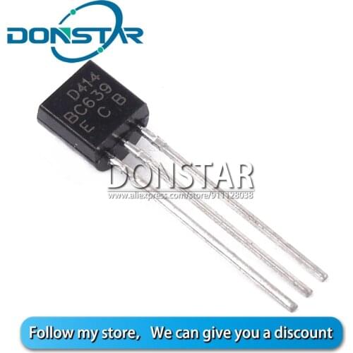 100PCS BC639 640 TO92 639 BC640 TO-92 NPN PNP triode transistor new