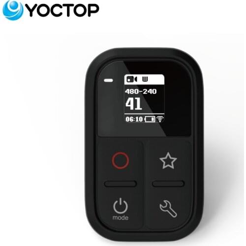 Smart Remote for Gopro Hero 8 7 6 5 4 max with OLED Screen Can Change Detail Setting Remote Control