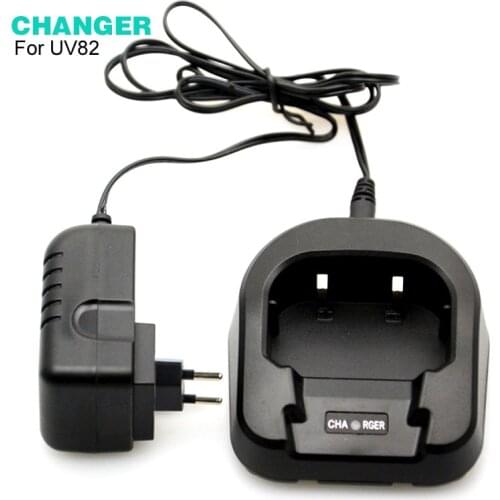 Baofeng UV-82 100-240V Battery Charger CH-8 For Baofeng UV-82 UV-82HX UV-82HP Walkie Talkie UV 82 Two Way Radio BF-UV82