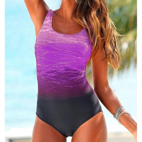 Sexy Tie Dye One Piece Women Swimsuit Push Up Swimwear Criss Cross Back Beach Bathing Suit Sport Swim Wear Ladies Monokini 2XL