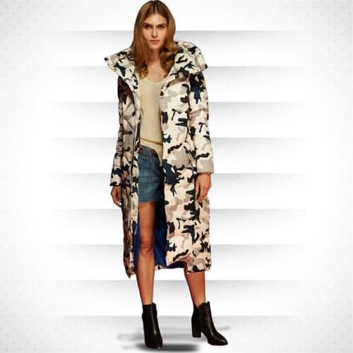 Women Winter Coat 2020 Camouflage Parkas White Duck Jacket Warm Coats Plus Szie Womens Down Jackets Casaco WXF162
